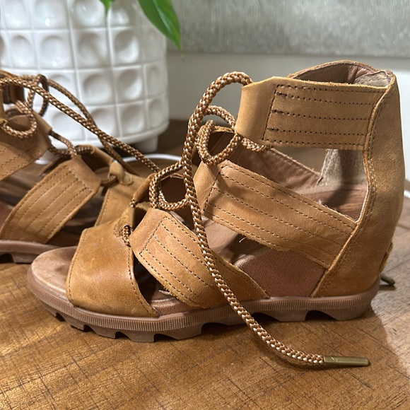 Sorel Lace-up Joanie Wedge Sandals - Picture 4 of 4
